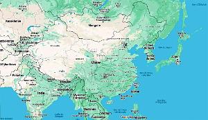 Carte de Chine et du Japon - 01